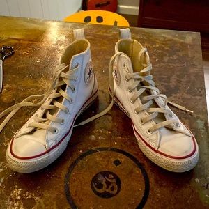 Leather Converse